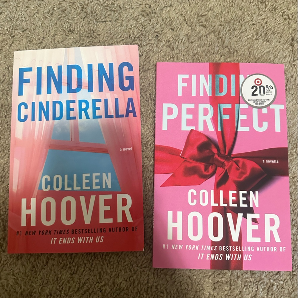 Colleen Hoover Book Set - Finding Cinderella, Finding Perfect, Loosing Hope